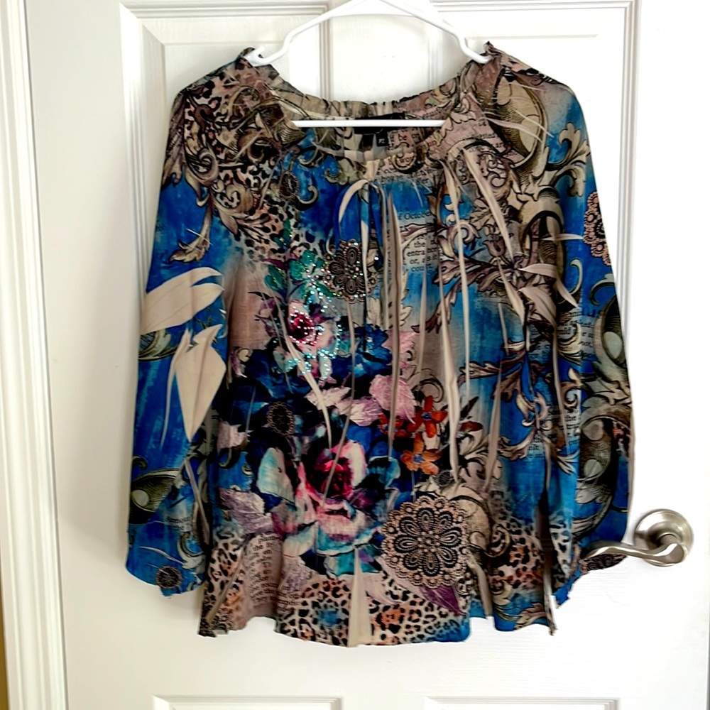 Lovely Pelham bottom blouse with some sparkle details.